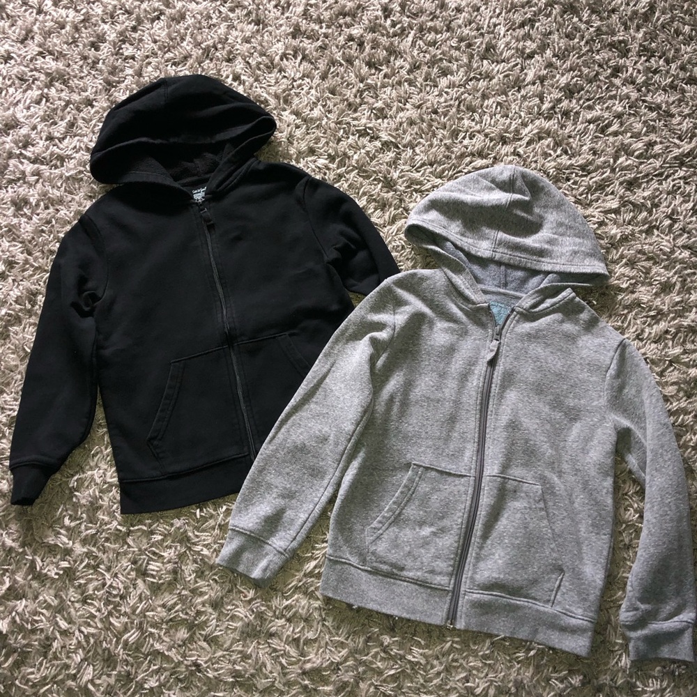 Boys Cat & Jack Zip Ups, Size 8